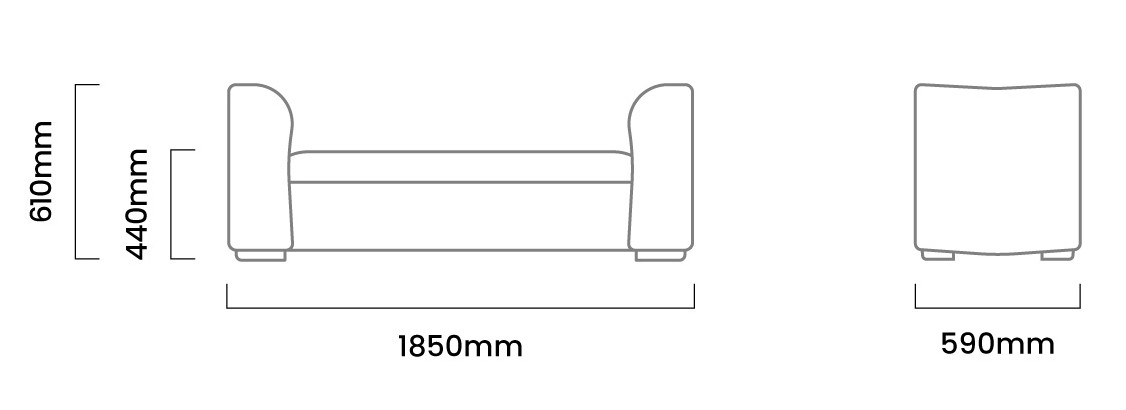 cielo_bjorn_bench_winter_storm_dimensions